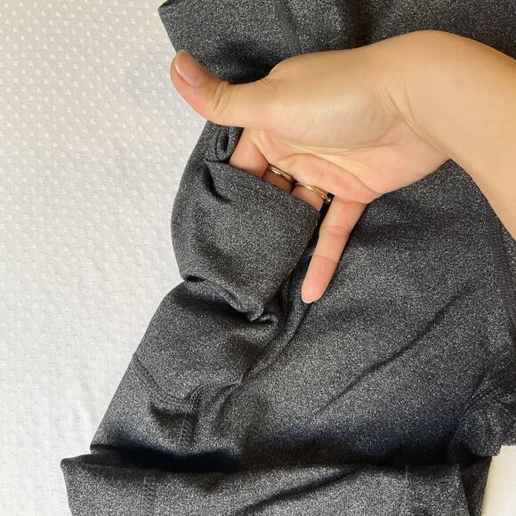 Skechers Women Activewear Pants Size S Gray Nylon Polyester Legging Yoga 27" - Picture 8 of 9